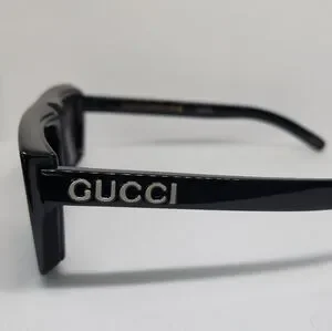 NEW AUTH Gucci GG1723S 001 Black Flat Top Sunglasses Unisex Gucci | Accessories | New Auth Gucci Gg723s 01 Black Flat  main image 3